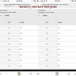 mens replica burberry belt|burberry men belt size chart.